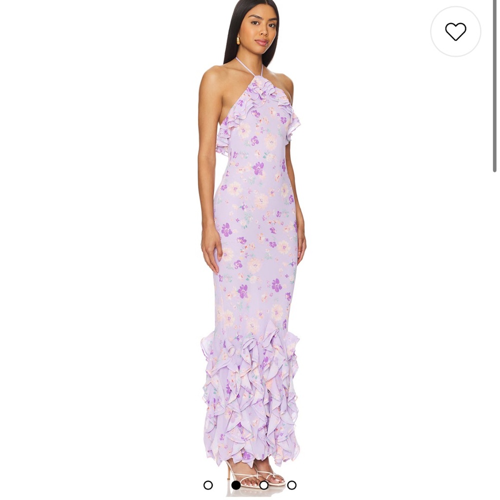 MAJORELLE Lavender Floral Gown